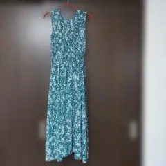 ロコ様専用 ルルオリ ノースリーブ カシュクールワンピース ジンジャー