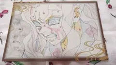 足立幸子　フレーム　アート　コズミックアート 値下げ】足立幸子 3枚 フレーム アート コズミックアート 絵画 印刷