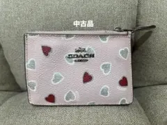 COACH ハート柄 カードケース パスケース