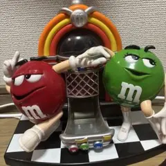 m&m's ジュークボックス ディスペンサー レッド グリーン ロック