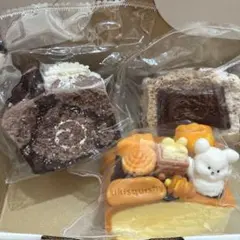 食品サンプル 店頭用非売品 実物大 ロールケーキ 粉砂糖仕立て 昭和