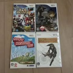 Wii ゲームソフト 4本セット
