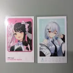 smc組　夜見れな　葉加瀬冬雪　チェキ風カード　周年　にじさんじ