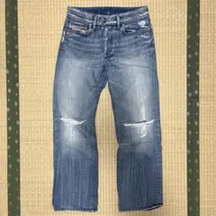 ディーゼル　diesel ダメージ　イタリア製　デニム　y2k 古着