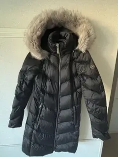 MICHAEL KORS ブラックダウンジャケット ファー付き