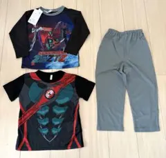 【新品未使用】仮面ライダーゼッツ なりきりパジャマ 半袖 長袖 3点 110のサムネイル