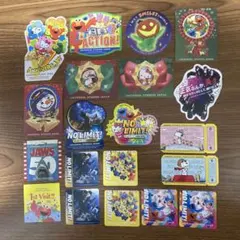 ユニバ　USJ 記念シール　シール　キティ　スヌーピー ジョーズ　ミニオン