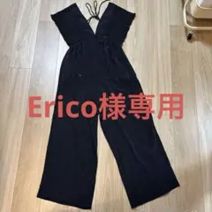 LOWRYS FARM ブラック サロペット オールインワン Sのサムネイル