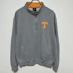 Colosseumハーフジップスウェット　トレーナー　テネシーカレッジロゴ