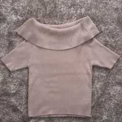 GRL オフショルニット　半袖