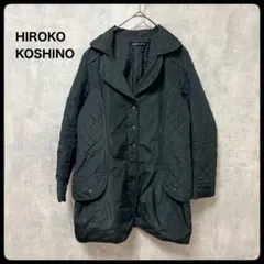 # HIROKO KOSHINO ブラックキルティングコート　ジャンパーのサムネイル