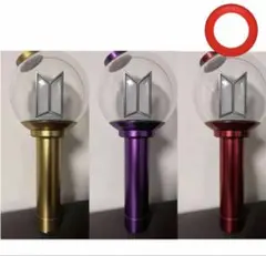 BTS アミボムver.4 ペンライトステッカー メタルレッド　V テテ