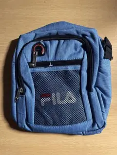 FILA メッシュポケット付きショルダーバッグ