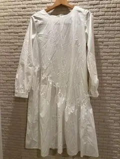 MICALLE MICALLE ミカーレミカーレレイヤード ワンピース　ホワイト