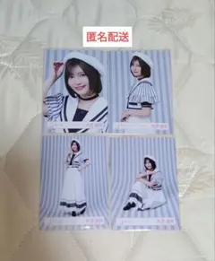大沼晶保 マリン衣装 生写真 4種コンプのサムネイル
