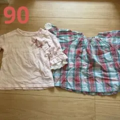 まとめ売り★90㎝ 七分袖　Tシャツ　ベルメゾン　バースデイ