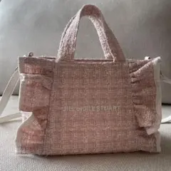 JILL by JILL STUART BOOK ツイードフリルバッグ