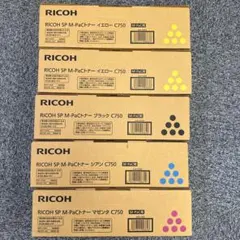 RICOH SPM-PaCトナー C750 10本(各2セット+ ブラック2本) RICOH SPM-PaCトナー C750 10本(各2セット+ ブラック2本) - メルカリ
