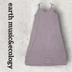 earth music & ecology キャミワンピース (F) ラベンダー