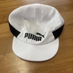 PUMA フットボールキャップ ホワイト・ブラック