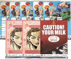 ジョジョの奇妙な冒険　第四部一番くじK賞　クリアポスター3種　8点