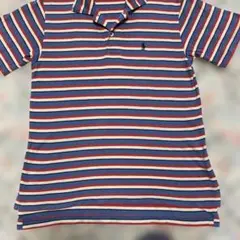【美品】Polo by Ralph Lauren ストライプ ポロシャツ 140