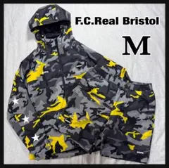 【希少・上下セット】F.C.Real Bristol カモフラ セットアップ Mのサムネイル