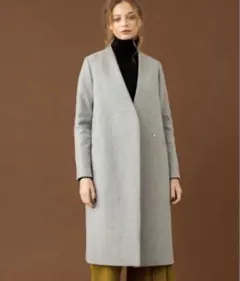最終値下げ UNITED TOKYO カシミヤハイネックコート 1 - メルカリ
