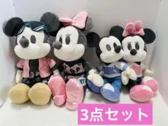 ミッキー＆ミニー スイムウェアBIGぬいぐるみ＆ちょっもっさ　ペアぬいぐるみ