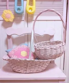 ヴィンテージ*ウイッカーバスケット