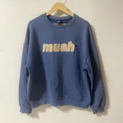 muah スウェット ブルー