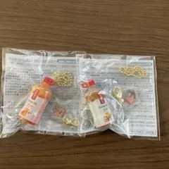 セブンイレブン限定Gong Cha ミニボトルキーホルダー 2個セット