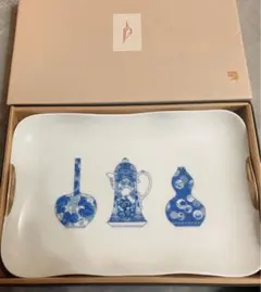 深川製磁　ブルーチャイナ 角サンドイッチトレイ　2枚セット ブルーチャイナ 角サンドイッチトレイ | 有田焼 深川製磁｜公式