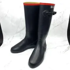 AIGLE シャンタベル2 ロング レインブーツ 36 紺