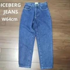 古着 ICEBERG JEANS デニム ブルー スヌーピー刺繍 イタリア製