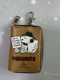 PEANUTS スヌーピー ブラウン キーケース