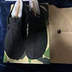 A BATHING APE CENTER SEAM SHOES ブラック