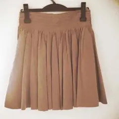 ♡LOWRYS FARM♡キャメル♡ギャザースカート♡