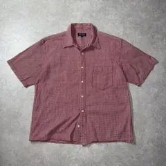 00s archive c-boy シティボーイ 短丈 半袖チェックシャツ