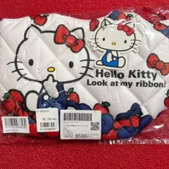 【新品】サンリオ ハローキティ 中綿ミニトートバッグ リボン総柄 Sanrio