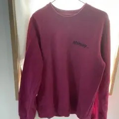 stüssy バーガンディ スウェットのサムネイル