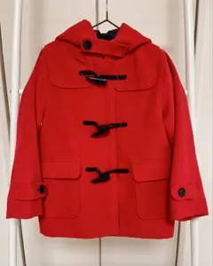 グローバルワーク 赤ダッフルコート / 110㎝〜120㎝