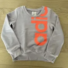 adidas 薄紫　トレーナー 110