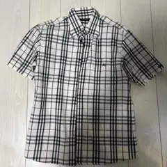 Burberry ブラックレーベル　2 半袖シャツ ボタンダウン