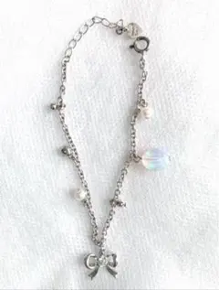 美品！Private Label リボン パール ブレスレットのサムネイル