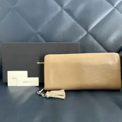 ビューレ ラウンド長財布 ベージュのサムネイル