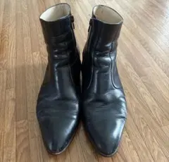 00s y2k leather sidezip boots 日本製のサムネイル