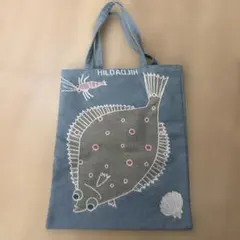 HILDAHILDA トートバッグ 海の生き物 刺繍 - メルカリ