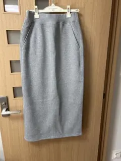 GU WOMEN ヘビーウェイトスウェットナロースカート　M