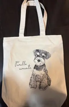 犬イラスト トートバッグ キャンバス